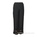 Casual Wide Leg Pants for Women Chiffon Trouser